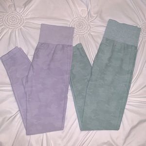 Bundle of Camo Patterned Seamless Leggings